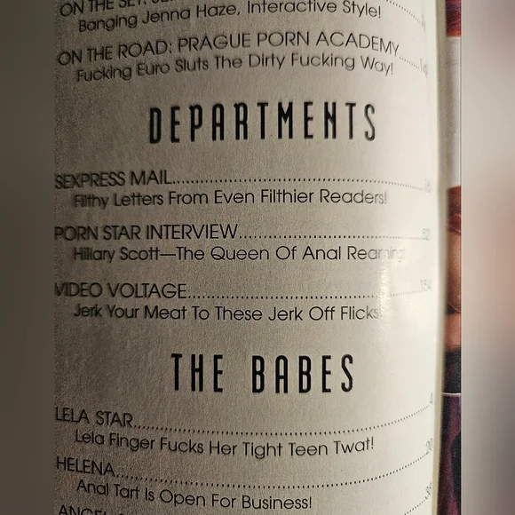 Vintage Cheri Magazine Februrary 2007 Colorful Bikini Bottom - Picture 3 of 8